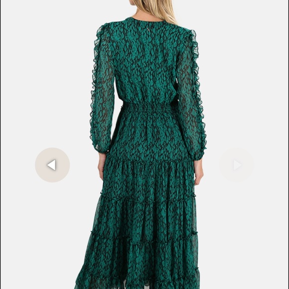MISA Los Angeles Hadeya Maxi Dress, Green, Xs - Picture 3 of 9
